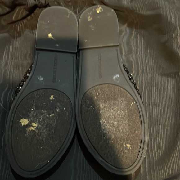 Lucky Brand Black Adolela Womens Woven Crochet Slip On Slide Sandals in size 9.5 - Picture 3 of 4